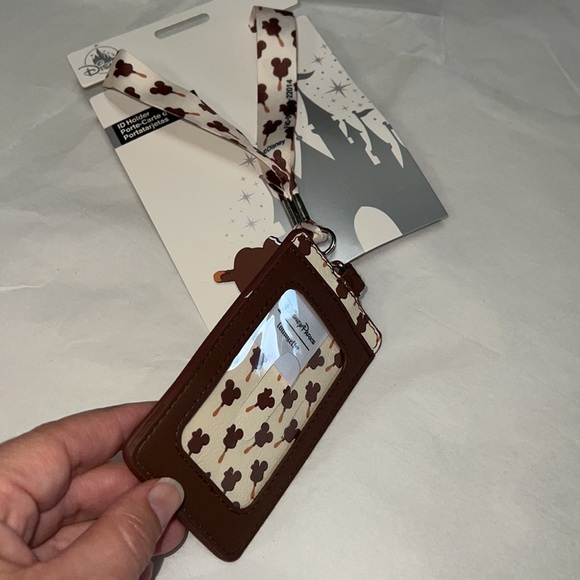 DISNEY LOUNGEFLY Mickey Ice Cream Bar Card & ID Holder with Landyard - Picture 9 of 13